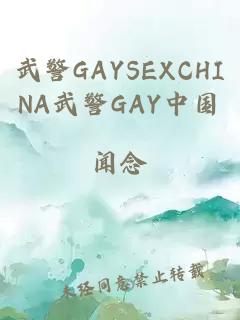 武警GAYSEXCHINA武警GAY中国