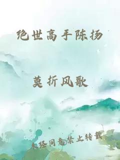 绝世高手陈扬