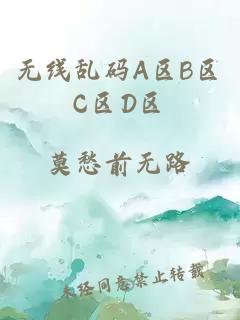 无线乱码A区B区C区D区