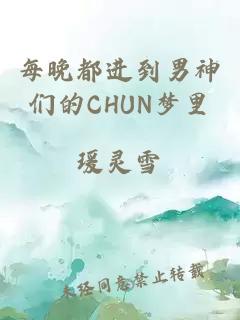 每晚都进到男神们的CHUN梦里