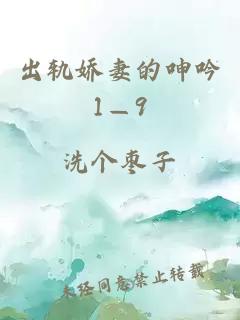 出轨娇妻的呻吟1—9